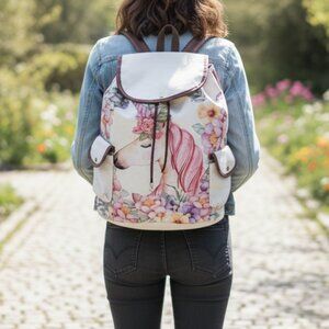 Large Pastel Unicorn Backpack